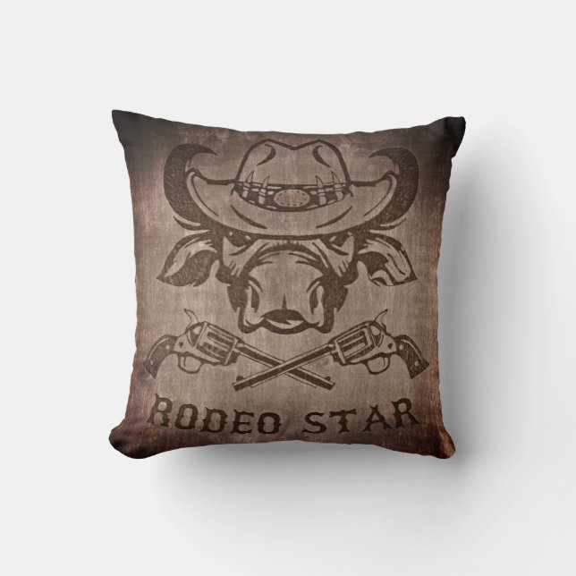 Great Rodeo Star Pillow! Cushion (Front)