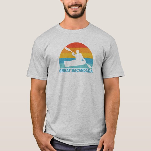 Great Sacandaga Lake New York Kayak T-Shirt (Front)