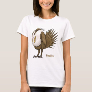 Great sage grouse bird cartoon illustration  T-Shirt