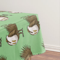 Great sage grouse bird cartoon illustration 