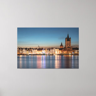 Great Saint Martin Church Cologne Canvas Print