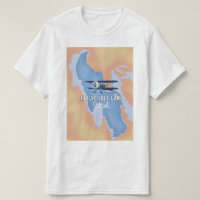 Great Salk Lake Utah map Travel poster.
