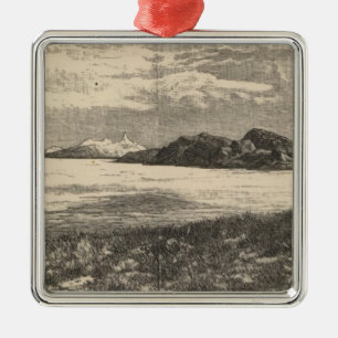 Great Salt Lake Desert Metal Tree Decoration