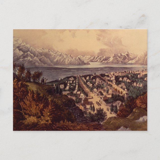 Great Salt Lake, Utah Postcard (Front)