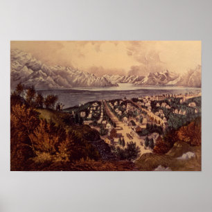 Great Salt Lake, Utah Poster