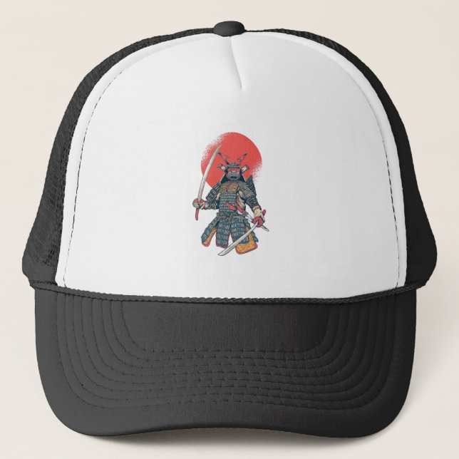 Great Samurai Warrior Trucker Hat (Front)