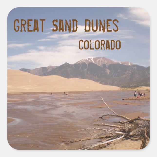 Great Sand Dunes Colorado sticker (Front)