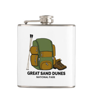 Great Sand Dunes National Park Backpack Hip Flask