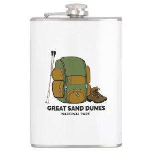 Great Sand Dunes National Park Backpack Hip Flask