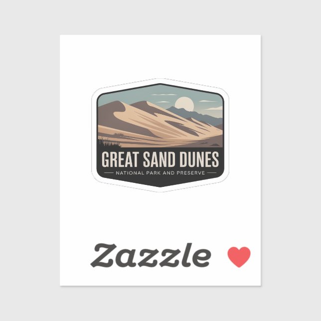 Great Sand Dunes National Park Badge (Sheet)