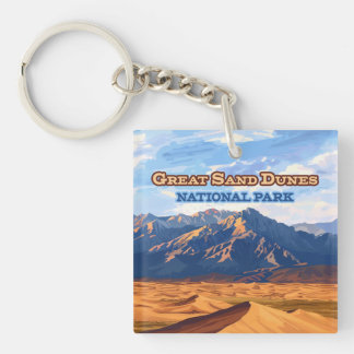 Great Sand Dunes National Park Colorado Key Ring