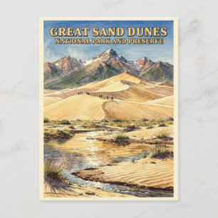 Great Sand Dunes National Park Colorado Postcard