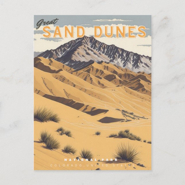 Great Sand Dunes National Park, Colorado Postcard (Front)
