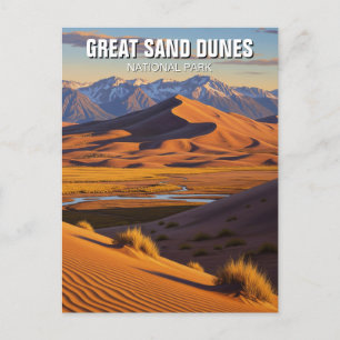 Great Sand Dunes National Park Colorado Postcard