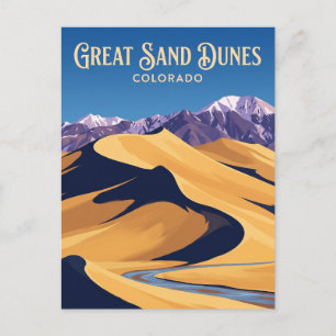 Great Sand Dunes National Park Colorado Postcard