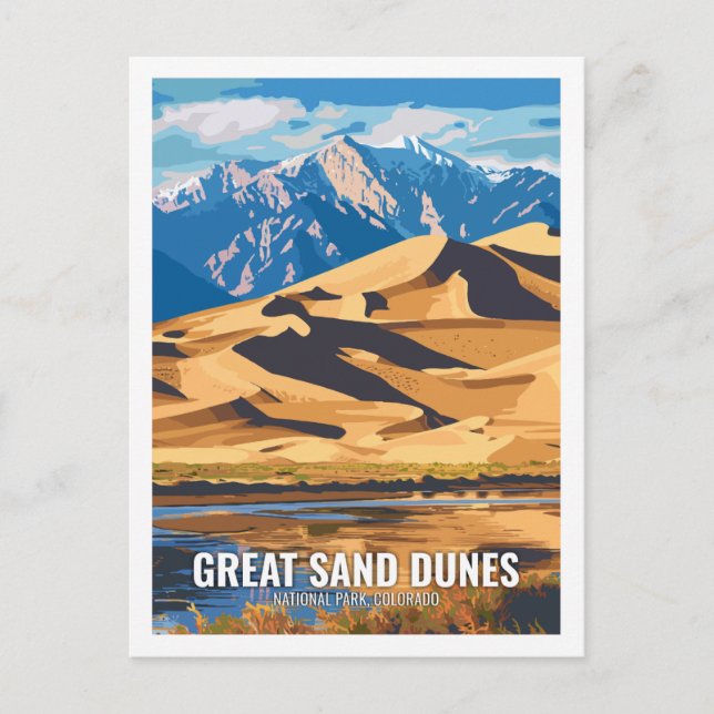 Great Sand Dunes National Park Colorado USA  Postcard (Front)