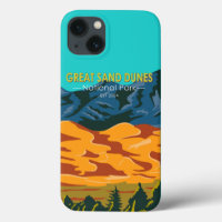 Great Sand Dunes National Park Colorado Vintage 