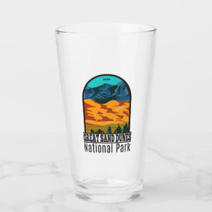 Great Sand Dunes National Park Colorado Vintage Glass
