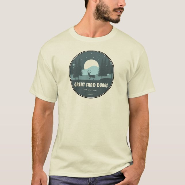 Great Sand Dunes National Park Deer T-Shirt (Front)
