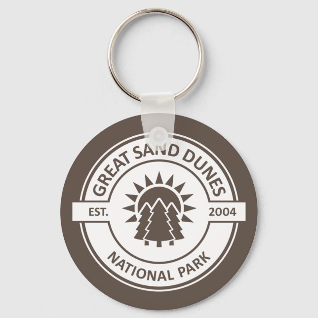 Great Sand Dunes National Park Key Ring (Front)
