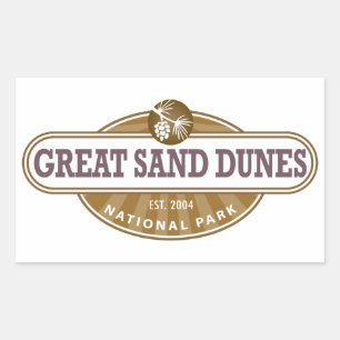 Great Sand Dunes National Park Rectangular Sticker