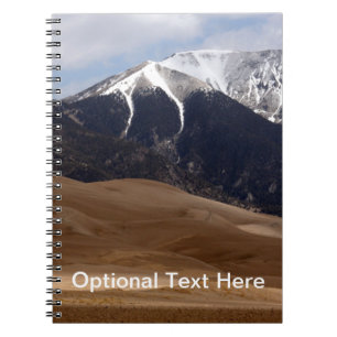Great Sand Dunes National Park Souvenir Spiral Notebook