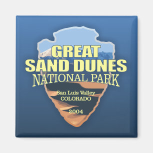 Great Sand Dunes NP (arrowhead) Magnet