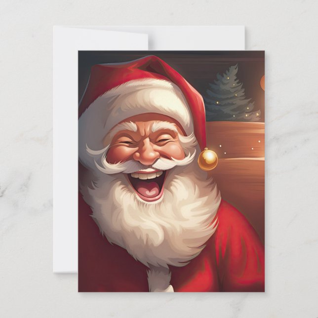 Great Santa Claus Holiday Card (Front)