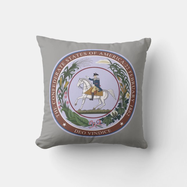 GREAT SEAL of the CONFEDERACY Cushion (Front)