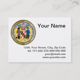 Great seal of the state of Maryland Business Card