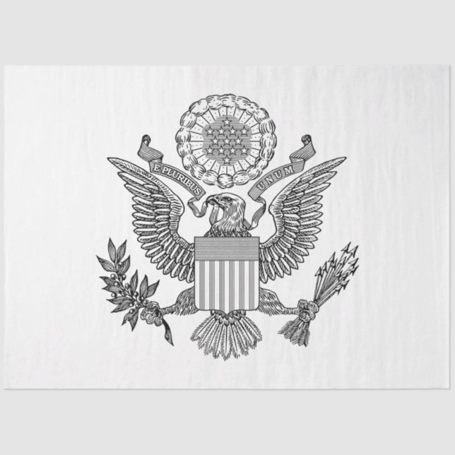 Great Seal of the United States of America (USA) Tissue Paper (Front)