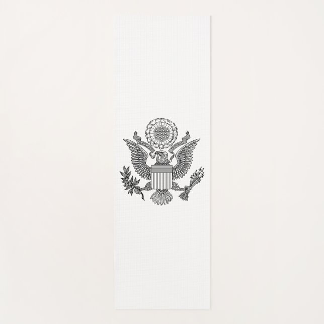 Great Seal of the USA (E Pluribus Unum) Yoga Mat (Front)