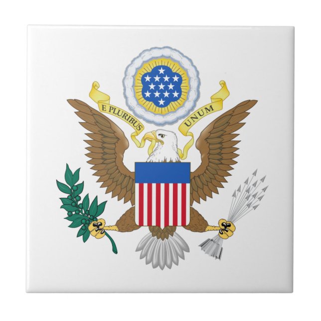 Great seal of United States Tile (Front)
