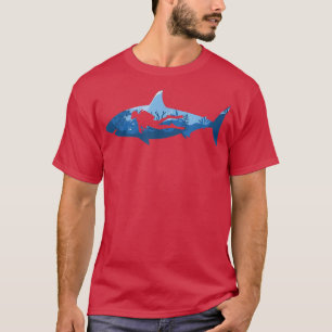 Great Shark Diver Design Scuba Diving T-Shirt