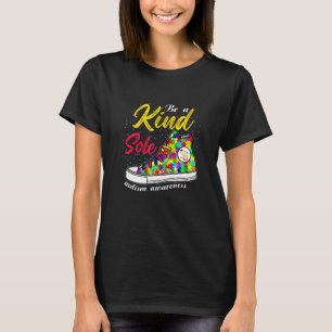 Great Shoes Be A Kind Sole Autism Awareness Puzzle T-Shirt