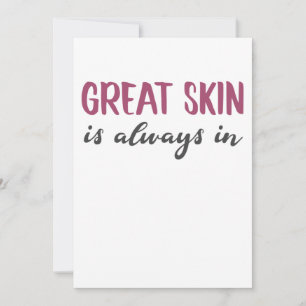 Great Skin Specialist Dermatologist Skin Holiday Card