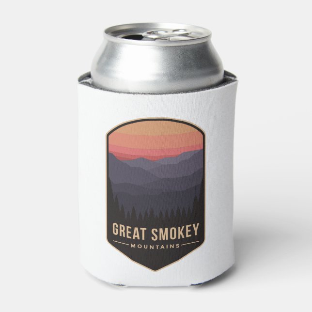 Great Smokey Mountains National Park Merchandise Can Cooler (Can Front)