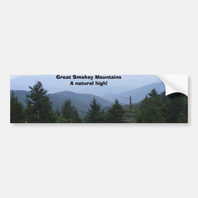 Great Smoky Mountains Bumper Sticker (Front)