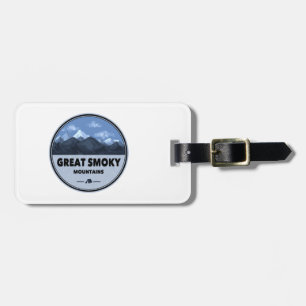 Great Smoky Mountains Camping Luggage Tag