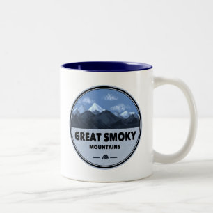 Great Smoky Mountains Camping Two-Tone Coffee Mug