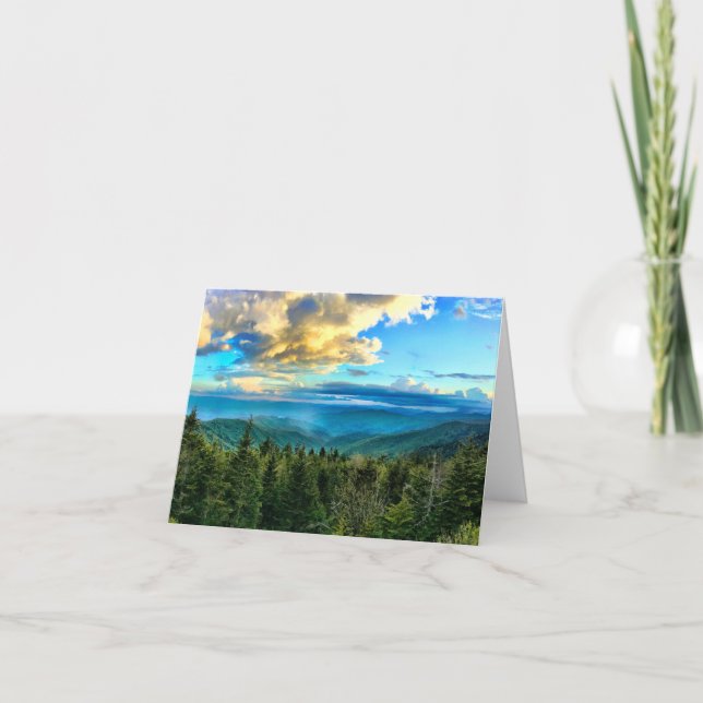 Great Smoky Mountains Clingmans Dome Notecard (Front)