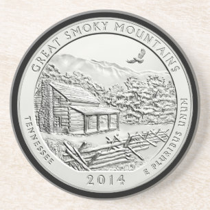 GREAT SMOKY MOUNTAINS COIN COASTER