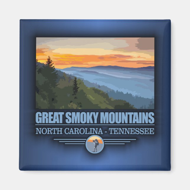 Great Smoky Mountains Magnet (Front)