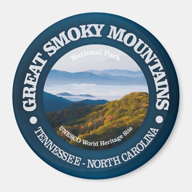 Great Smoky Mountains Magnet (Front)