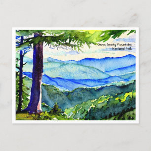 Great Smoky Mountains National Park 2 Holiday Postcard