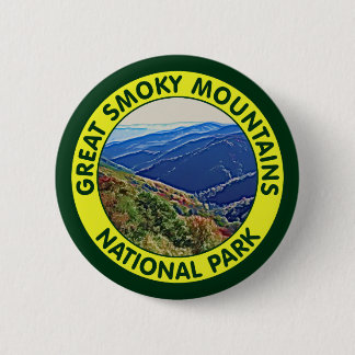 Great Smoky Mountains National Park 6 Cm Round Badge