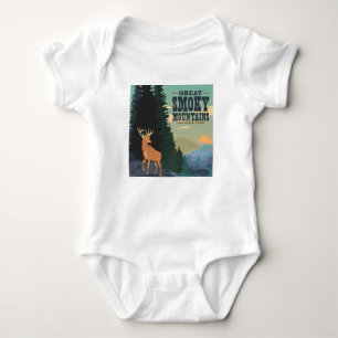 Great Smoky Mountains National Park Baby Bodysuit