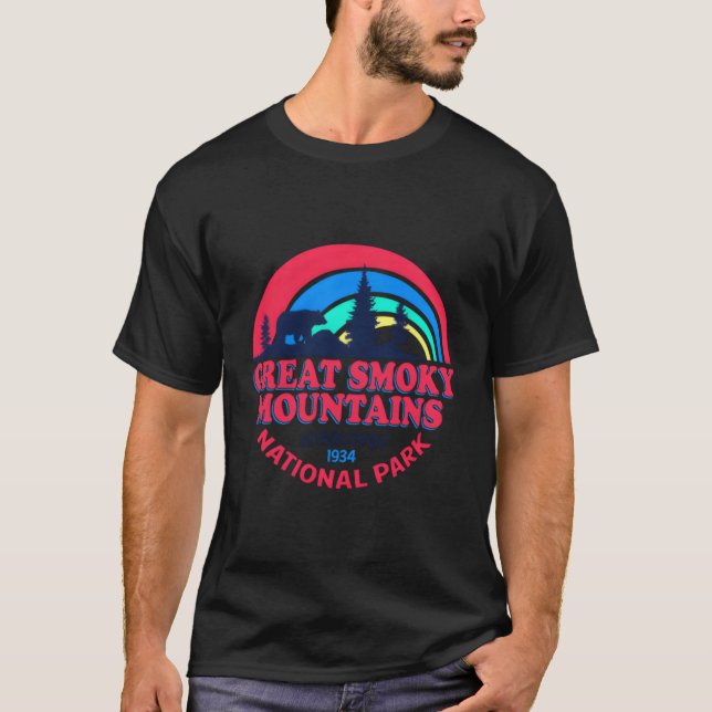 Great Smoky Mountains National Park Bear T-Shirt (Front)