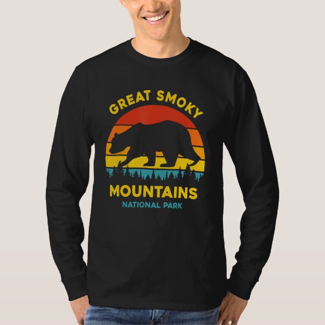Great Smoky Mountains National Park Bear T-Shirt (Front)