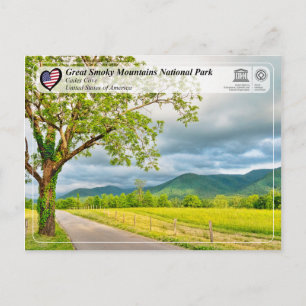 Great Smoky Mountains National Park - Cades Cove Postcard